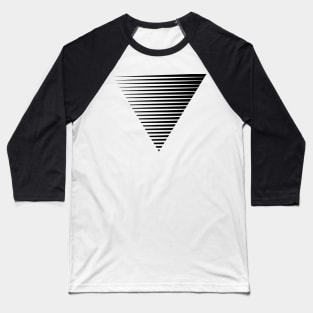 black triangle Baseball T-Shirt